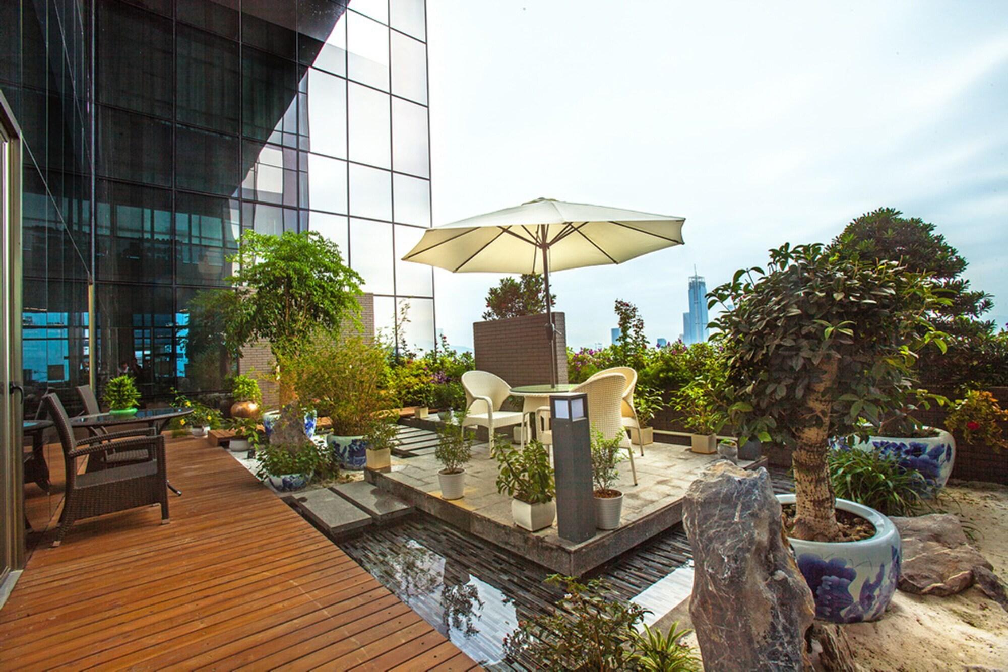 Shenzhen Futian Wyndham Grand Otel Dış mekan fotoğraf